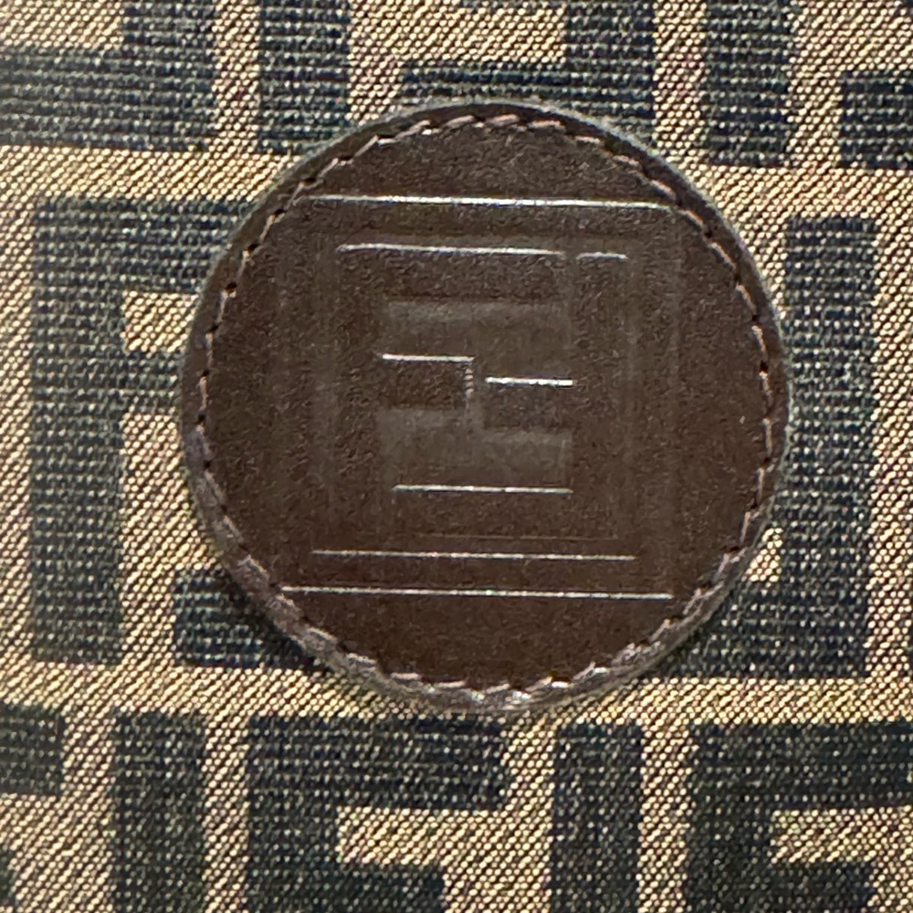 Fendi Zucca Vintage Top handle Boston Bag / Wallet bundle- Bag With COA - Picture 7 of 17